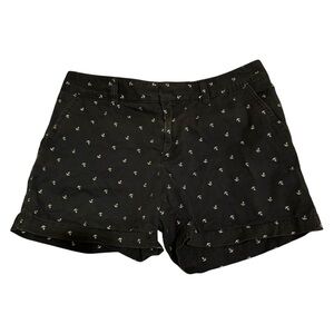 Tommy Hilfiger Anchor Printed Jean Shorts Navy Size 6